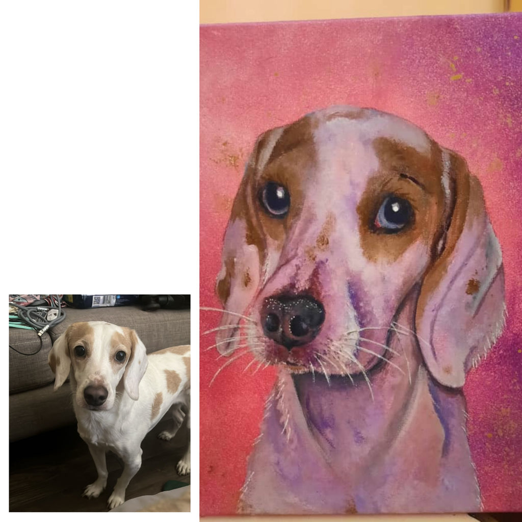 Custom Pet Portrait – Acrylic or Oil