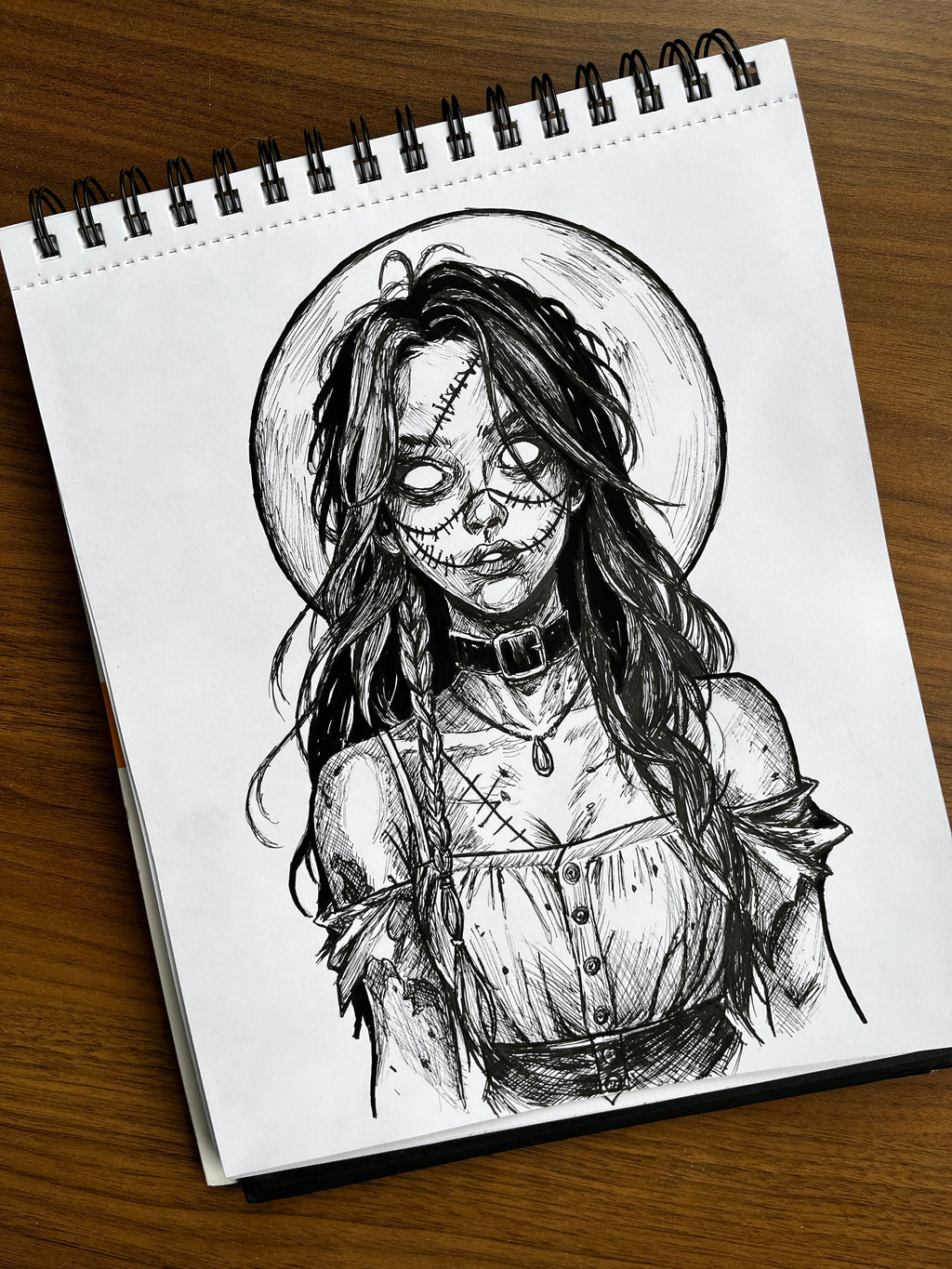 Personalized Black Ink Illustration – Your Idea, My Art