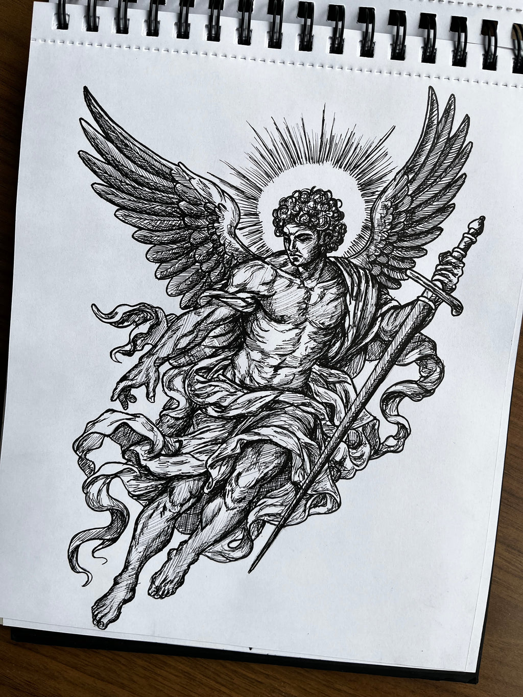 Personalized Black Ink Illustration – Your Idea, My Art