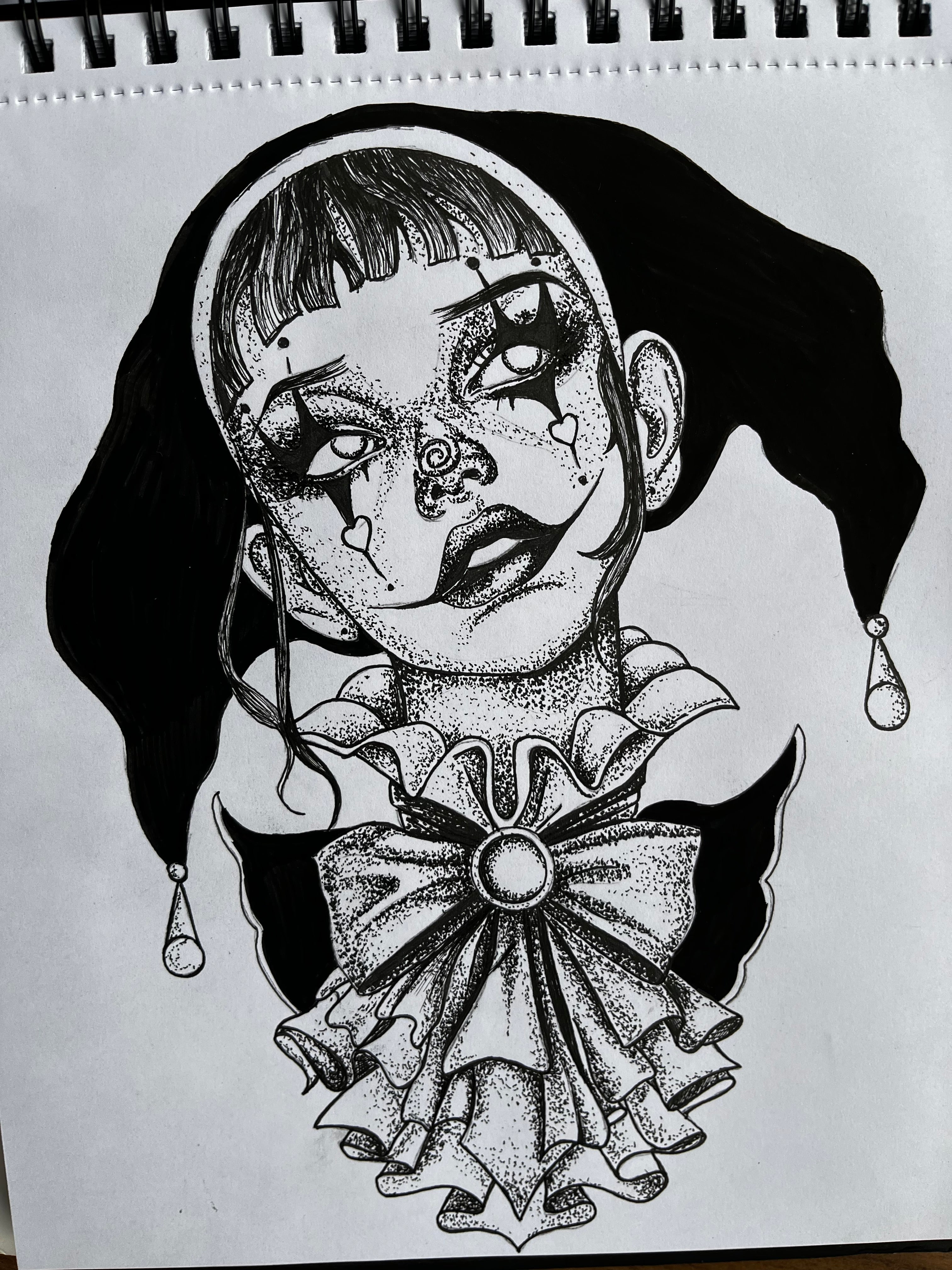 Personalized Black Ink Illustration – Your Idea, My Art