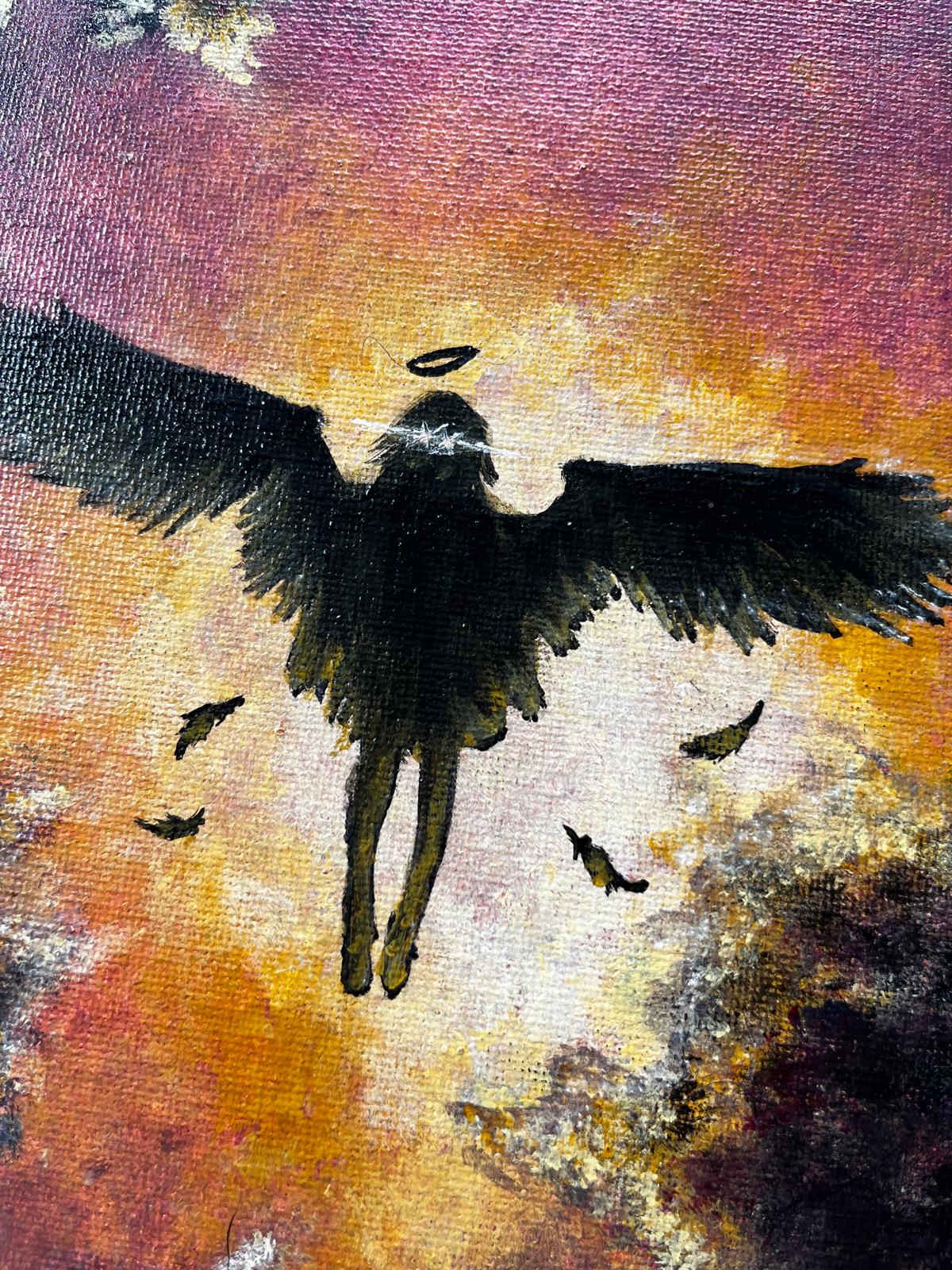 Celestial Rise – 8×10 Original Artwork