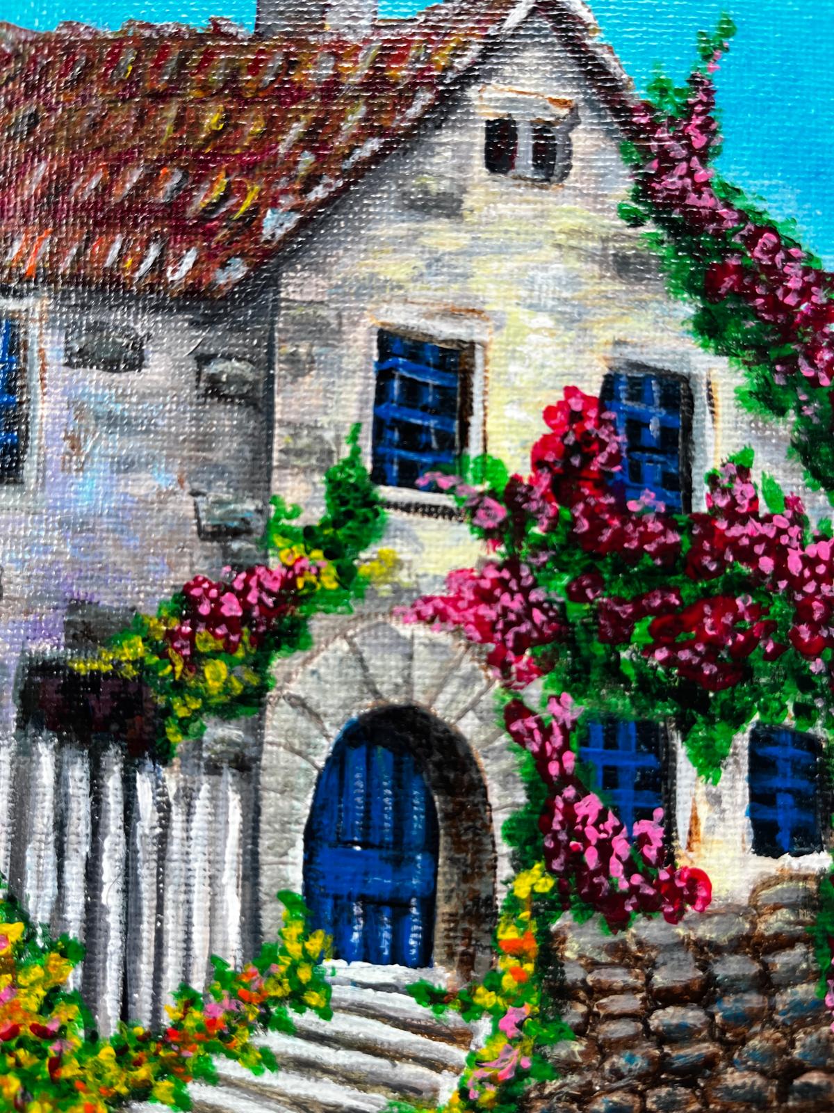 Coastal House – Original 8×10 Canvas