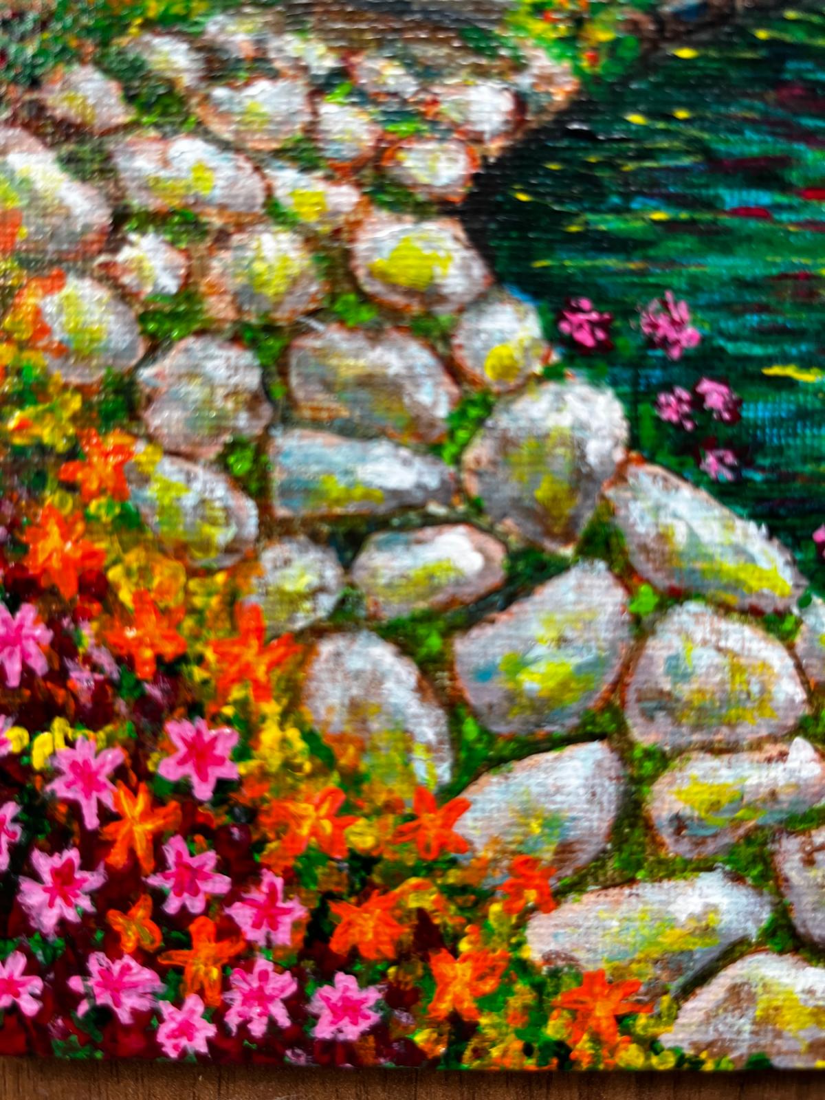 Coastal House – Original 8×10 Canvas