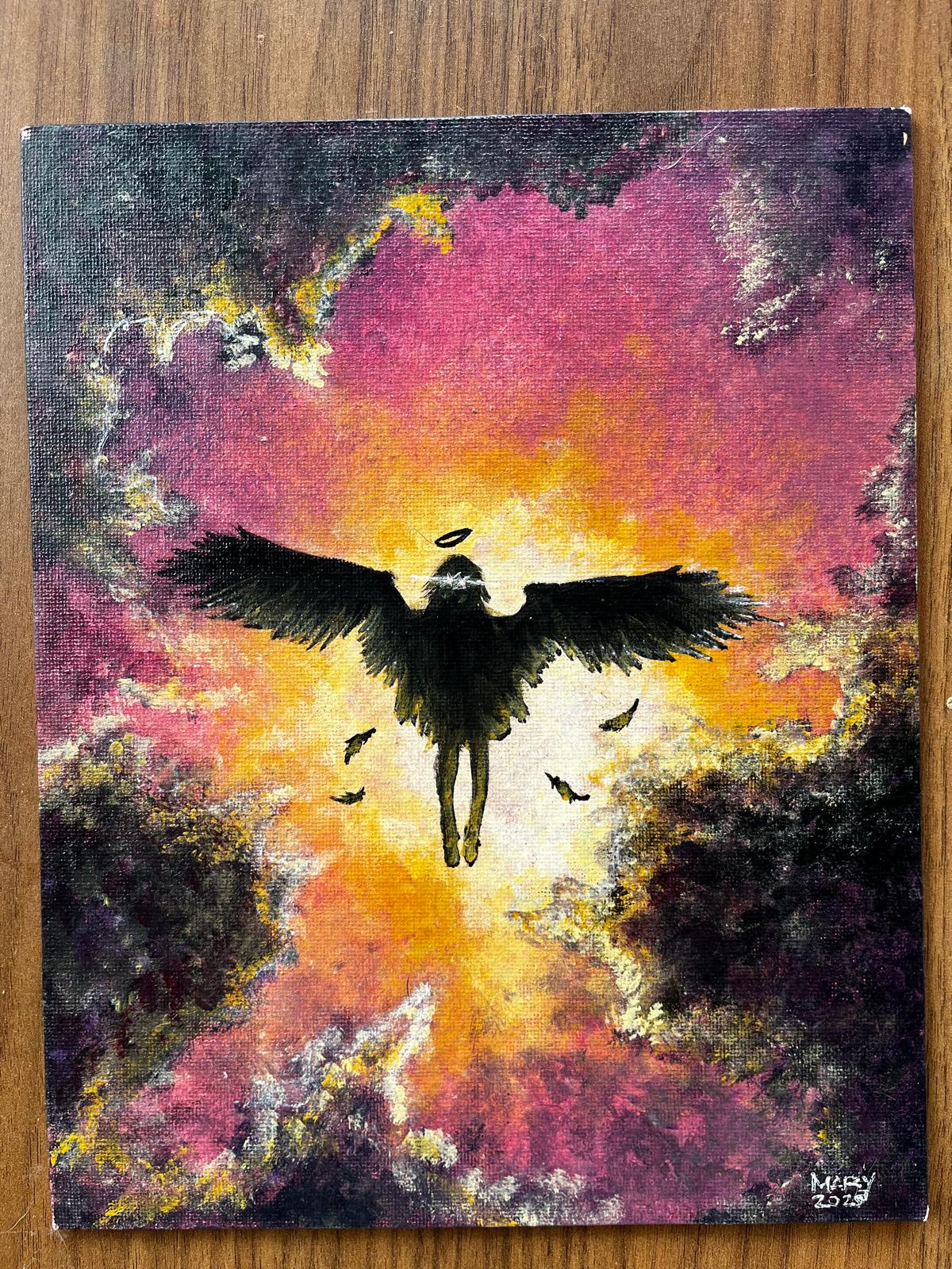Celestial Rise – 8×10 Original Artwork