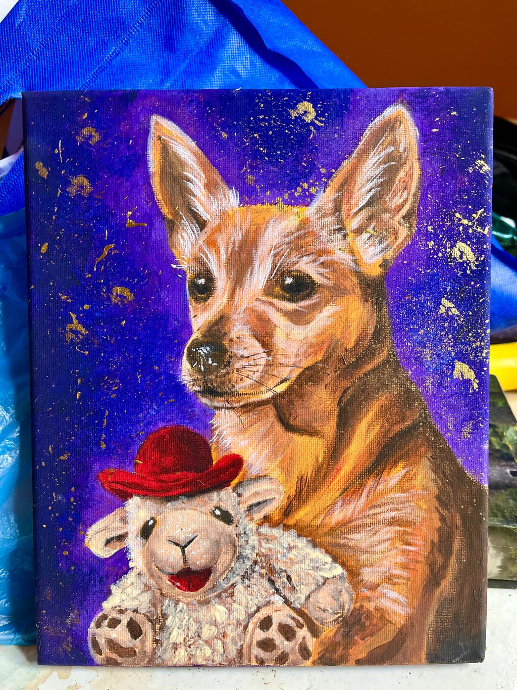 Custom Pet Portrait – Acrylic or Oil
